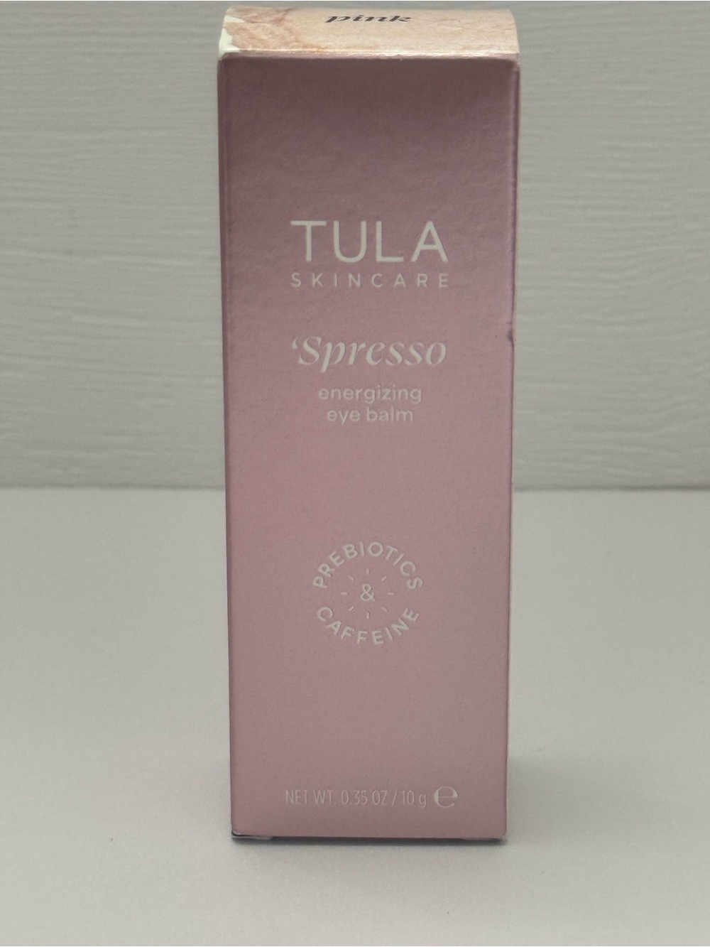 TULA Skin Care ‘Spresso Energizing Eye Balm, Pink Energizing & Hydrating 0.35oz - Picture 3 of 9